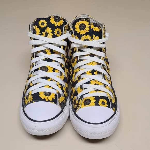 Converse CTAS Sunflower hi top casual sneakers size 8 - Picture 3 of 10